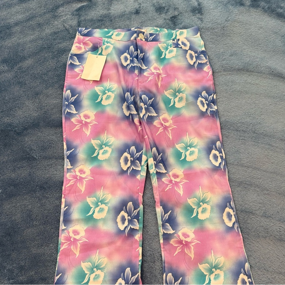 Floral Colorful Pants